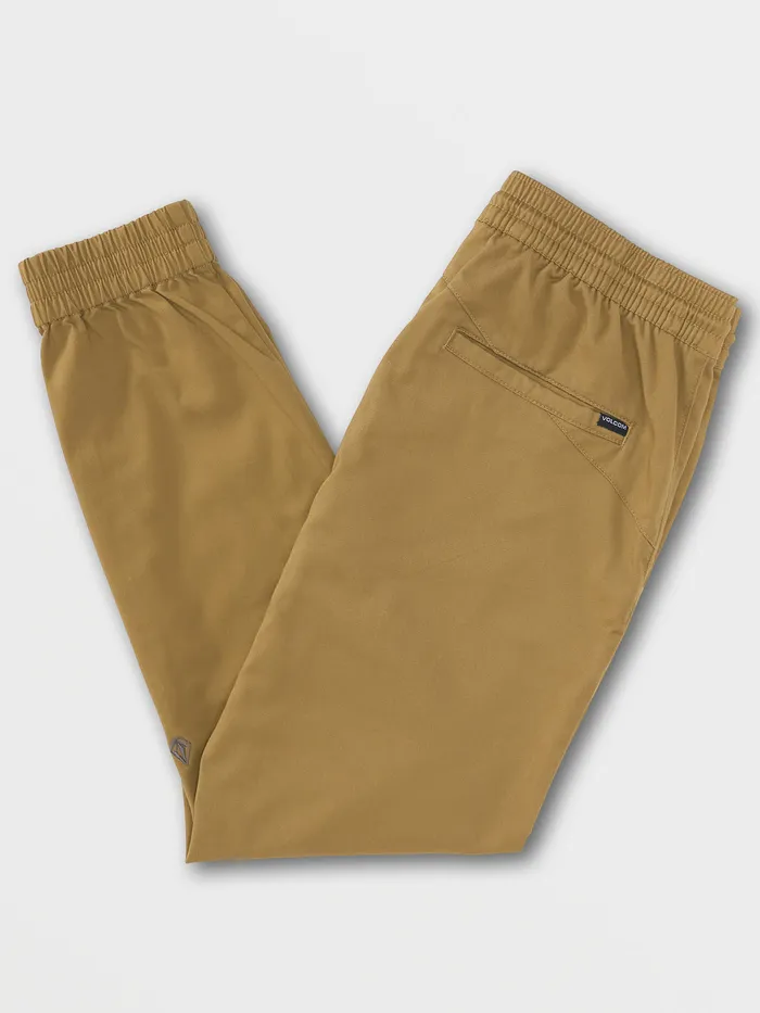 Volcom Pants Frickin Slim Jogger Pants 8211 Dark Khaki Dark Khaki 8211 Mens
