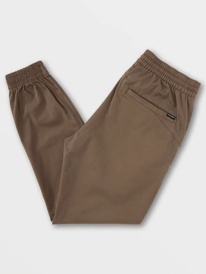 Volcom Pants Frickin Slim Jogger Pants 8211 Mushroom Mushroom 8211 Mens
