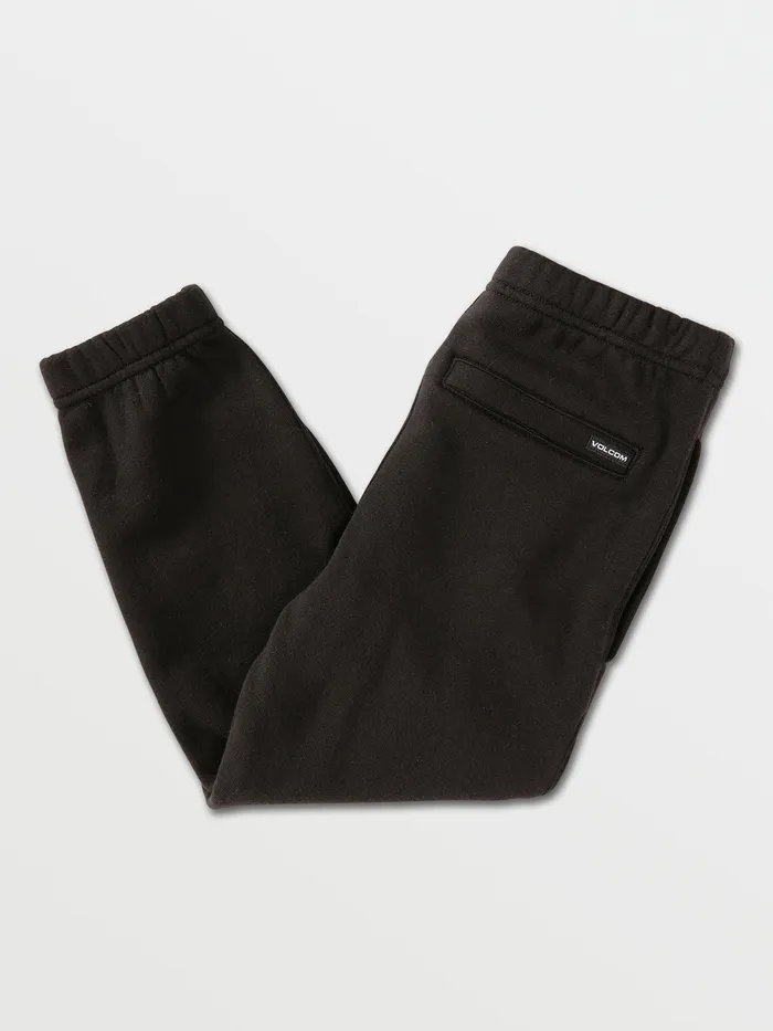 Volcom Pants Little Boys Iconic Stone Fleece Pants 8211 Black Black 8211 Boys