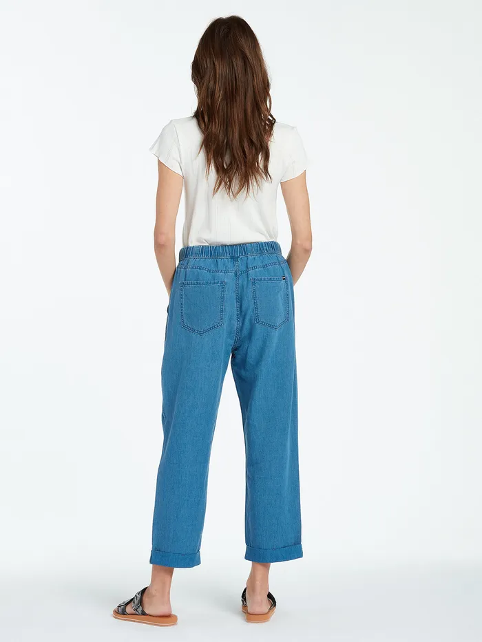 Volcom Pants Sunday Strut Pant 8211 Airforce Blue Airforce Blue 8211 Womens