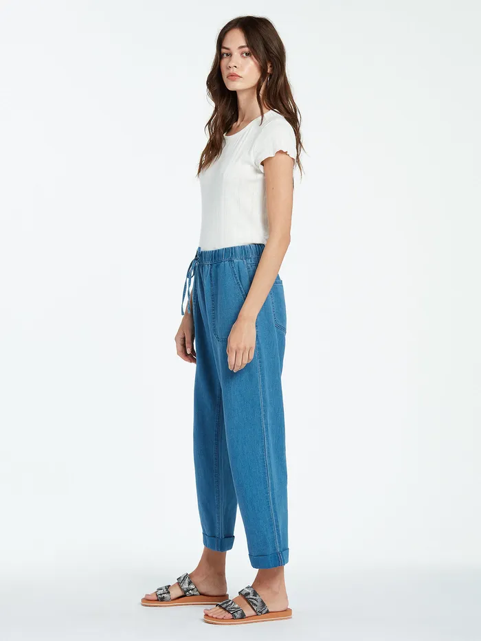 Volcom Pants Sunday Strut Pant 8211 Airforce Blue Airforce Blue 8211 Womens