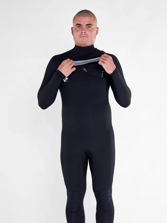 Volcom Rashguards Modulator 32mm Chest Zip Wetsuit 8211 Black Black 8211 Mens
