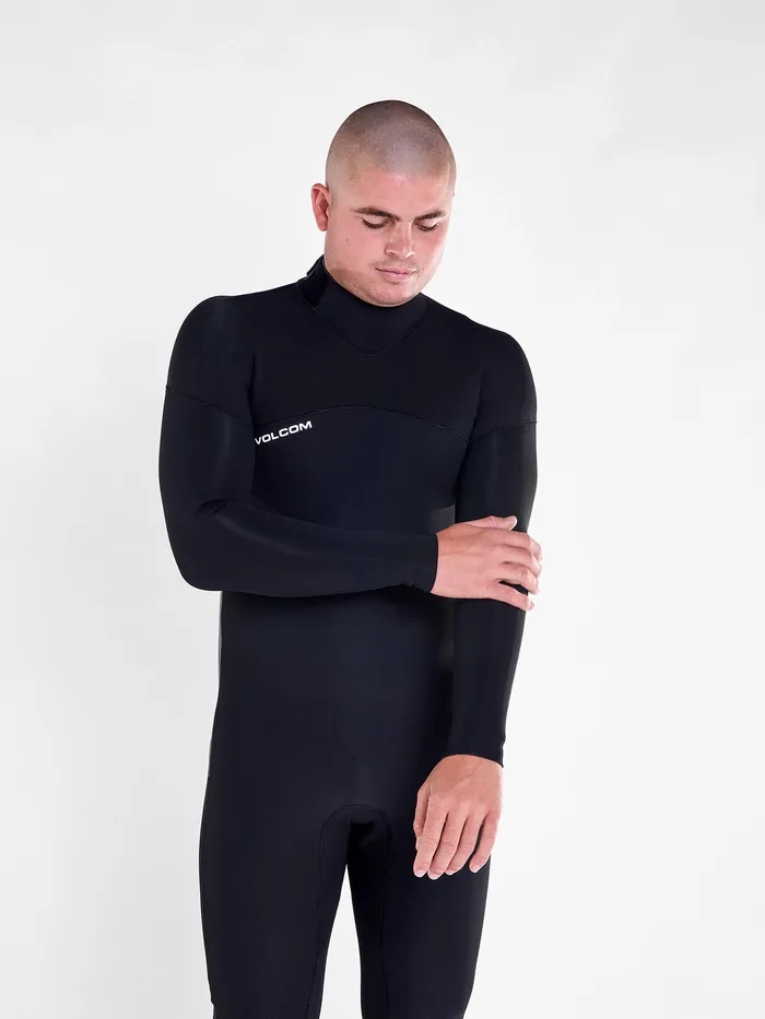 Volcom Rashguards Modulator 43mm Back Zip Wetsuit 8211 Black Black 8211 Mens