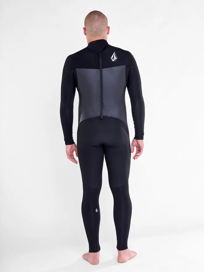 Volcom Rashguards Modulator 43mm Back Zip Wetsuit 8211 Black Black 8211 Mens