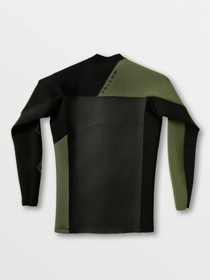 Volcom Rashguards Stone Zip UPF 50 Rashguard Jacket 8211 Black Black 8211 Mens