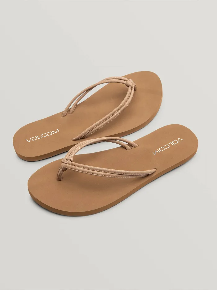Volcom Sandals Forever And Ever Ii Sandal 8211 Tan Tan 8211 Womens