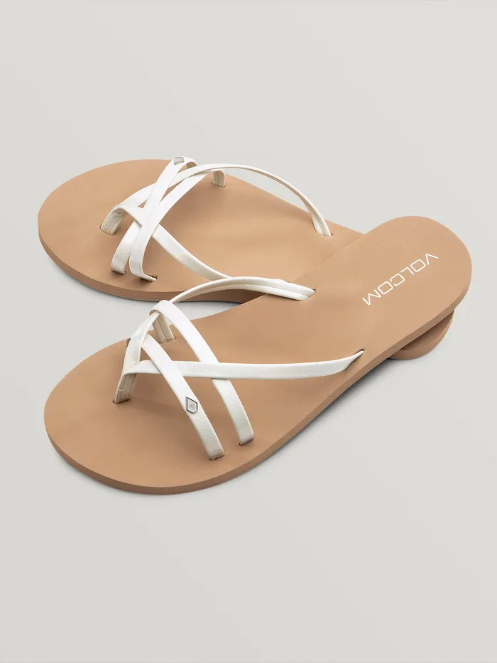 Volcom Sandals Look Out Beach Sandal 8211 Glow Glow 8211 Womens
