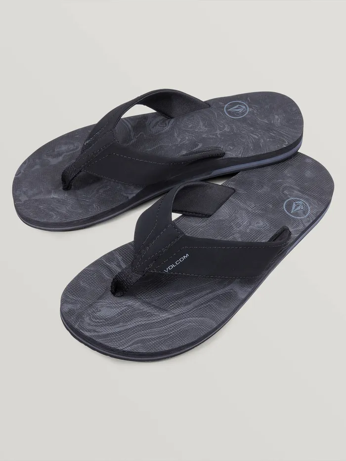 Volcom Sandals Victor Sandals 8211 Grey Blue Grey Blue 8211 Mens
