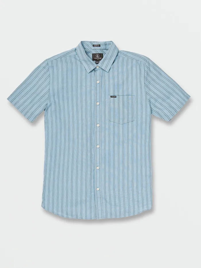 Volcom Shirts and Flannels Watson Short Sleeve 8211 Niagra Niagara 8211 Mens