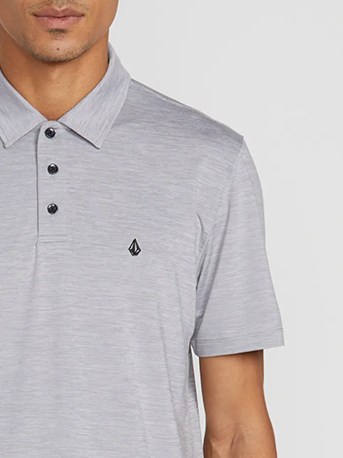 Volcom Shirts and Flannels Wowzer Hazard Performance Polo 8211 Heather Grey Heather Grey 8211 Mens