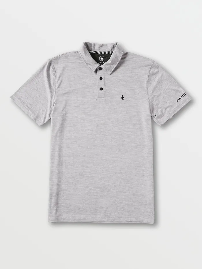 Volcom Shirts and Flannels Wowzer Hazard Performance Polo 8211 Heather Grey Heather Grey 8211 Mens