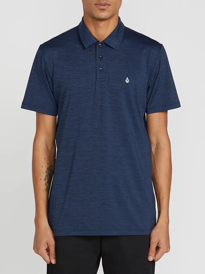 Volcom Shirts and Flannels Wowzer Hazard Performance Polo 8211 Navy Heather Navy Heather 8211 Mens