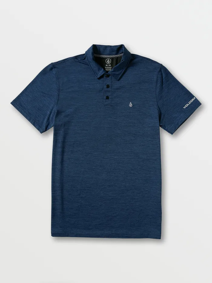 Volcom Shirts and Flannels Wowzer Hazard Performance Polo 8211 Navy Heather Navy Heather 8211 Mens