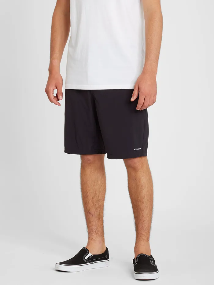 Volcom Shorts Bohnes Hybrid Shorts 8211 Black Black 8211 Mens