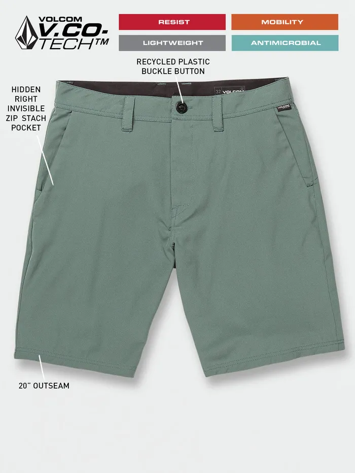 Volcom Shorts Frickin Cross Shred Shorts 8211 Dark Forest Dark Forest 8211 Mens