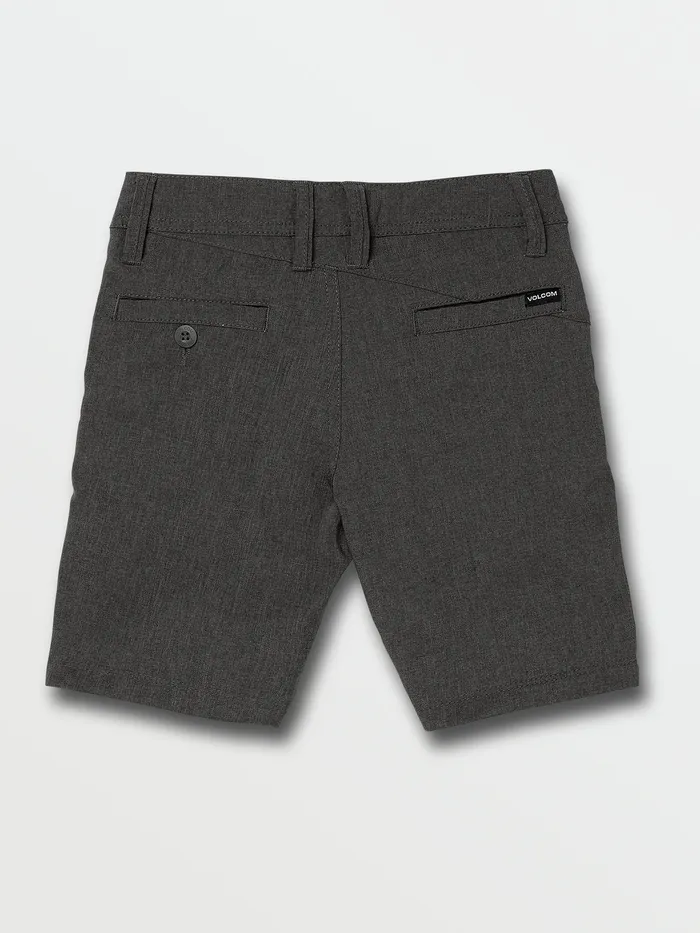 Volcom Shorts Little Boys Frickin Surf N039 Turf Static Shorts 8211 Charcoal Heather Charcoal Heather 8211 Boys