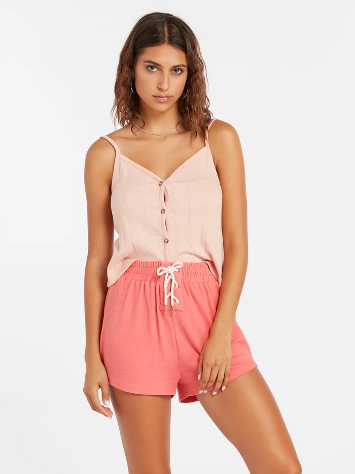 Volcom Shorts Lived In Lounge Fleece Short 8211 Electric Coral Electric Coral 8211 Womens Volcom Shorts Lived In Lounge Fleece Short 8211 Electric Coral Electric Coral 8211 Womens
