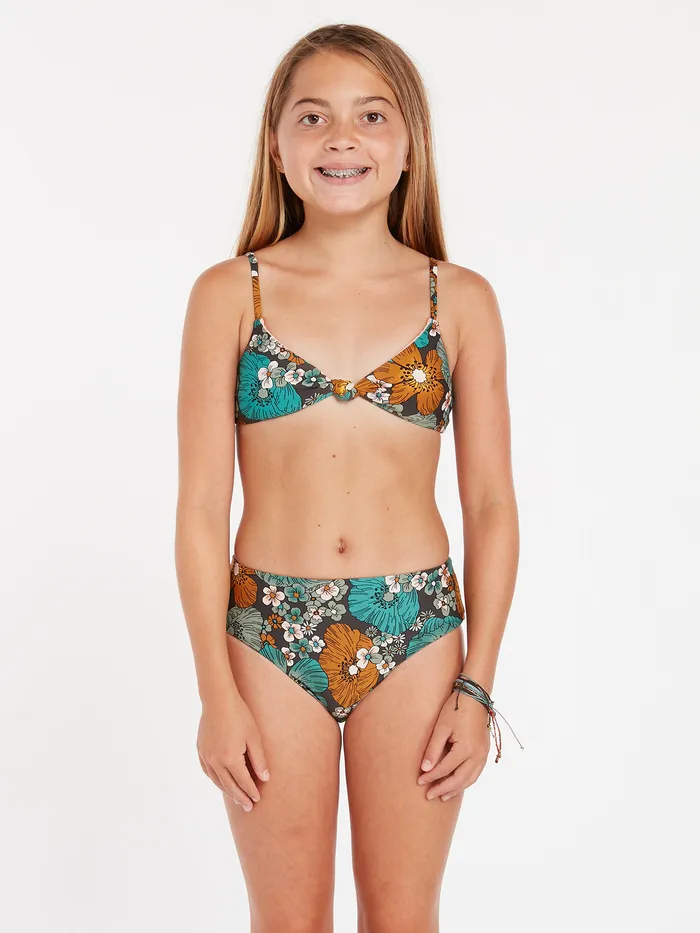 Volcom Swim Girls Nothing Bud Love Bikini Set 8211 Jade Jade 8211 Girls