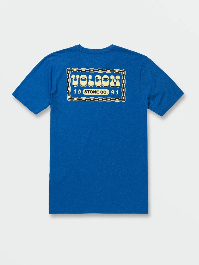 Volcom TShirts and Tanks Anchord Short Sleeve Tee 8211 Royal Royal 8211 Mens
