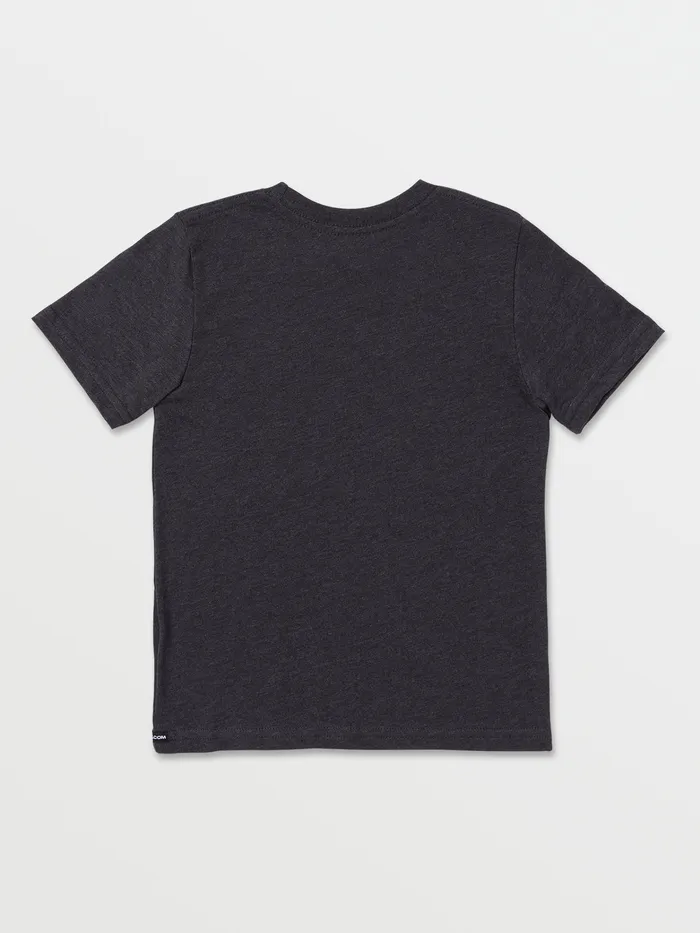 Volcom TShirts and Tanks Big Boys Rim Stone Short Sleeve Tee 8211 Heather Black Heather Black 8211 Boys