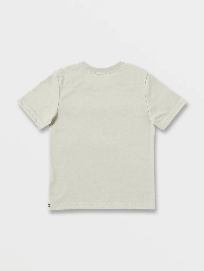 Volcom TShirts and Tanks Little Boys Horizon Short Sleeve Tee 8211 Bone Heather Bone Heather 8211 Boys