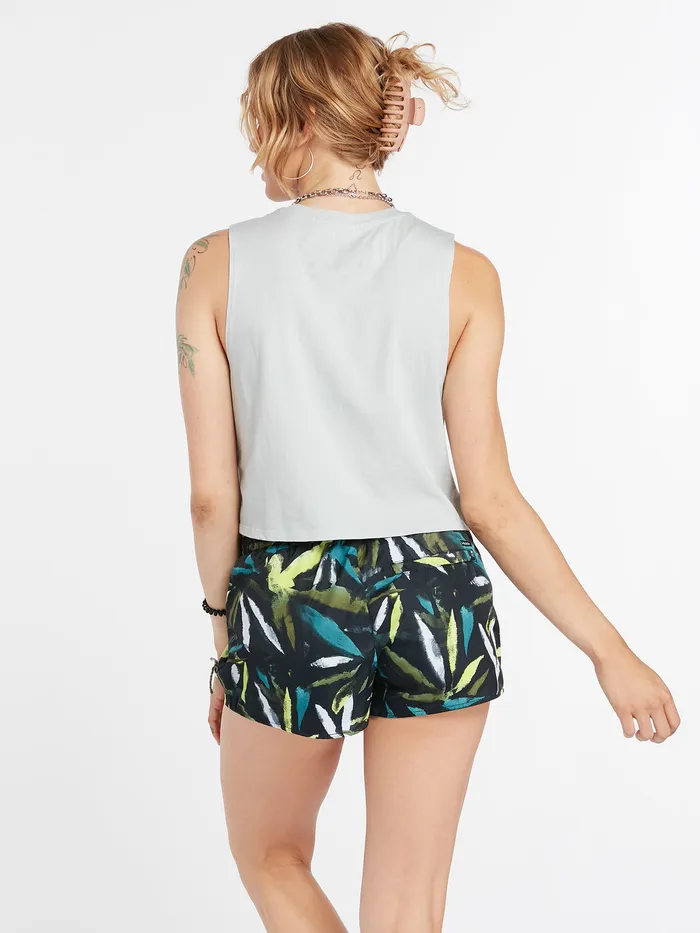 Volcom Tops Wild Streak Crop Tank 8211 Daze Grey Daze Grey 8211 Womens