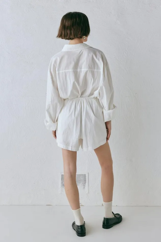 VRG GRL Annika Shorts White Women Shorts