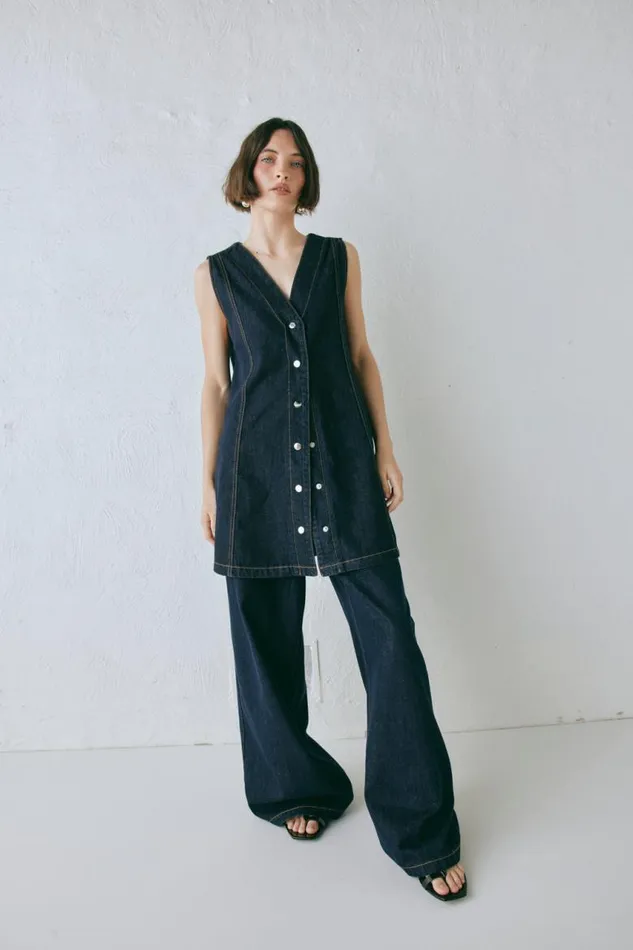 VRG GRL Aston Denim Jeans Indigo Women Pants