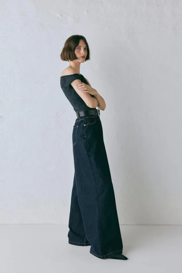 VRG GRL Aston Denim Jeans Indigo Women Pants