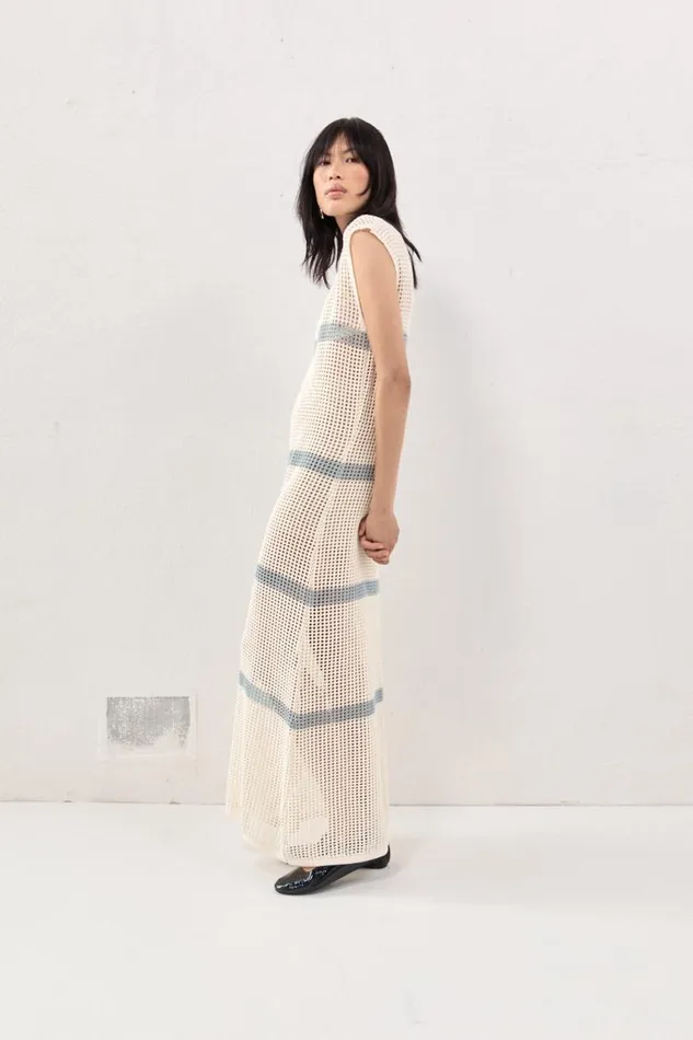 VRG GRL Elea Knit Maxi Dress Stripe Women MidiMaxi Dresses