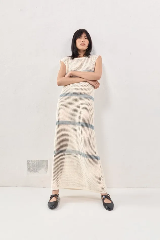 VRG GRL Elea Knit Maxi Dress Stripe Women MidiMaxi Dresses