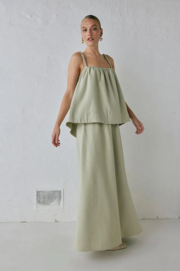 VRG GRL Etta Top Sage Women Sets