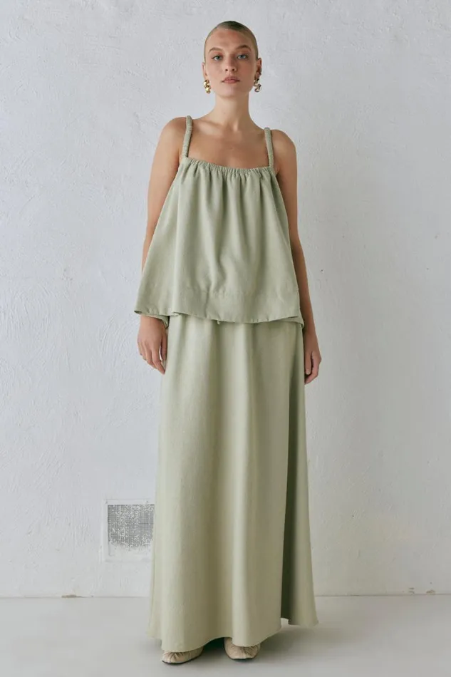 VRG GRL Etta Top Sage Women Sets