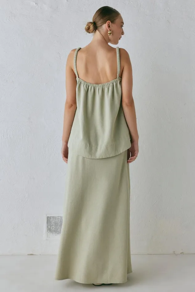 VRG GRL Etta Top Sage Women Sets