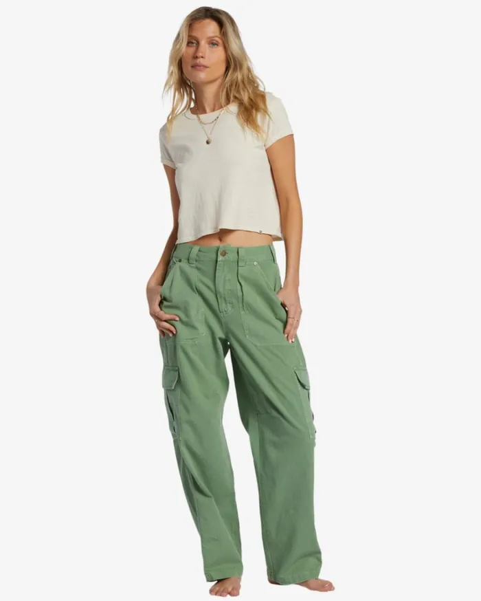 Walk Along Pants Cloud Forest Women Billabong Pants