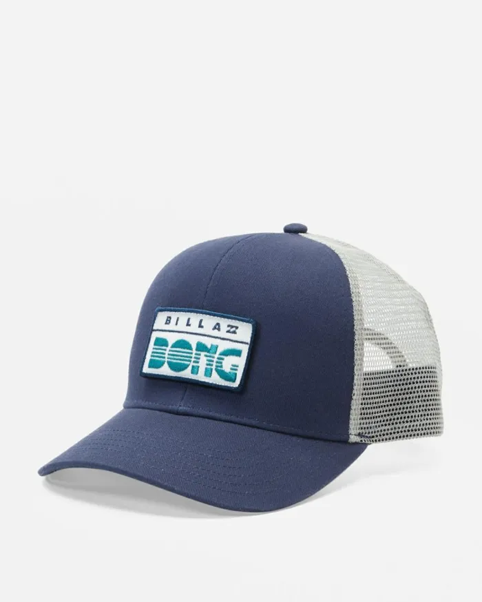 Walled Trucker Hat Navy Blue Men Billabong Hats