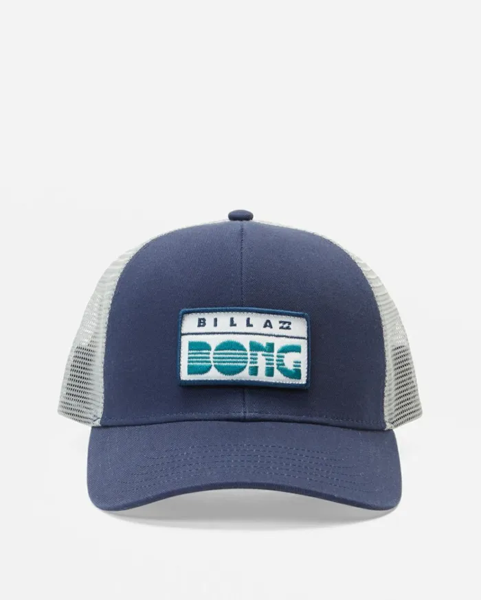 Walled Trucker Hat Navy Blue Men Billabong Hats