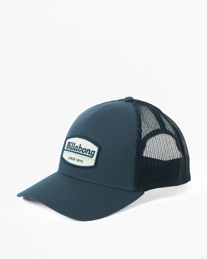 Walled Trucker Hat Washed Blue Men Billabong Hats