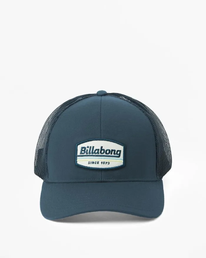 Walled Trucker Hat Washed Blue Men Billabong Hats