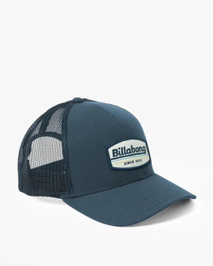 Walled Trucker Hat Washed Blue Men Billabong Hats