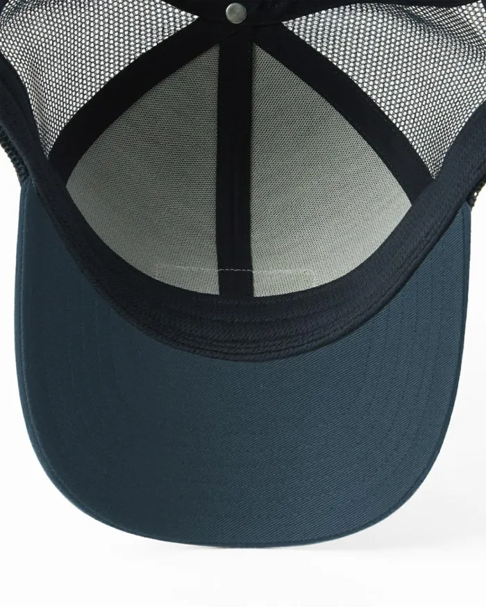 Walled Trucker Hat Washed Blue Men Billabong Hats