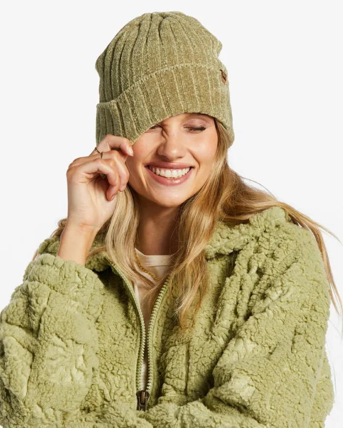 Warm Up Knit Beanie Kiwi Women Billabong Hats and Beanies