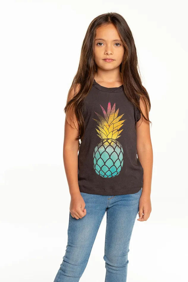 Watercolor Pina Girls Tops Chaser Brand