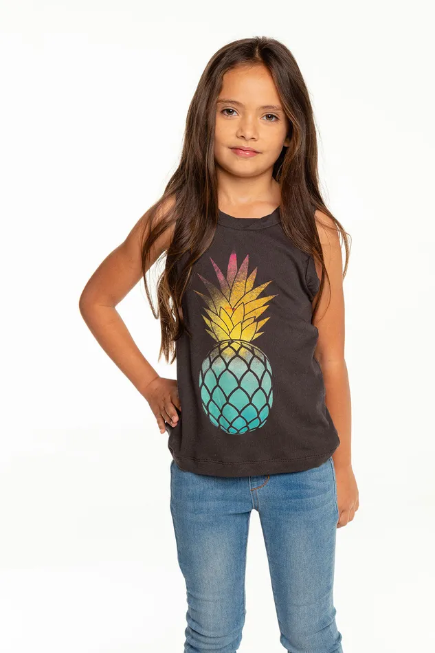 Watercolor Pina Girls Tops Chaser Brand