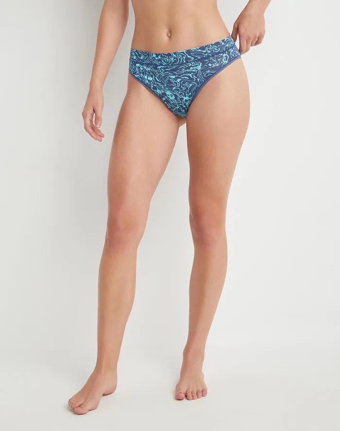 Women039S Active Brights HiLeg Underwear C Logo Ocean Swirl Women Champion Underwear