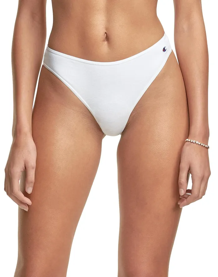 Women039S Heritage Thong Underwear C Logo White Women Champion Underwear