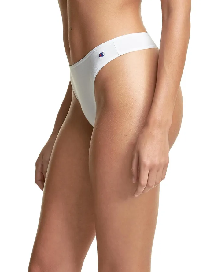Women039S Heritage Thong Underwear C Logo White Women Champion Underwear