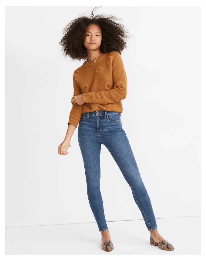 Women 10034 High Rise Skinny Jeans In Wendover Wash Wendover Wash Madewell Jeans