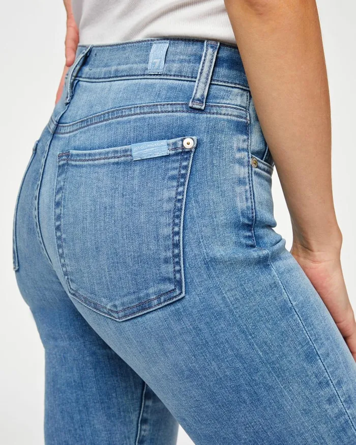 Women 7 For All Mankind Ankle The Ankle Skinny In Santana Blue