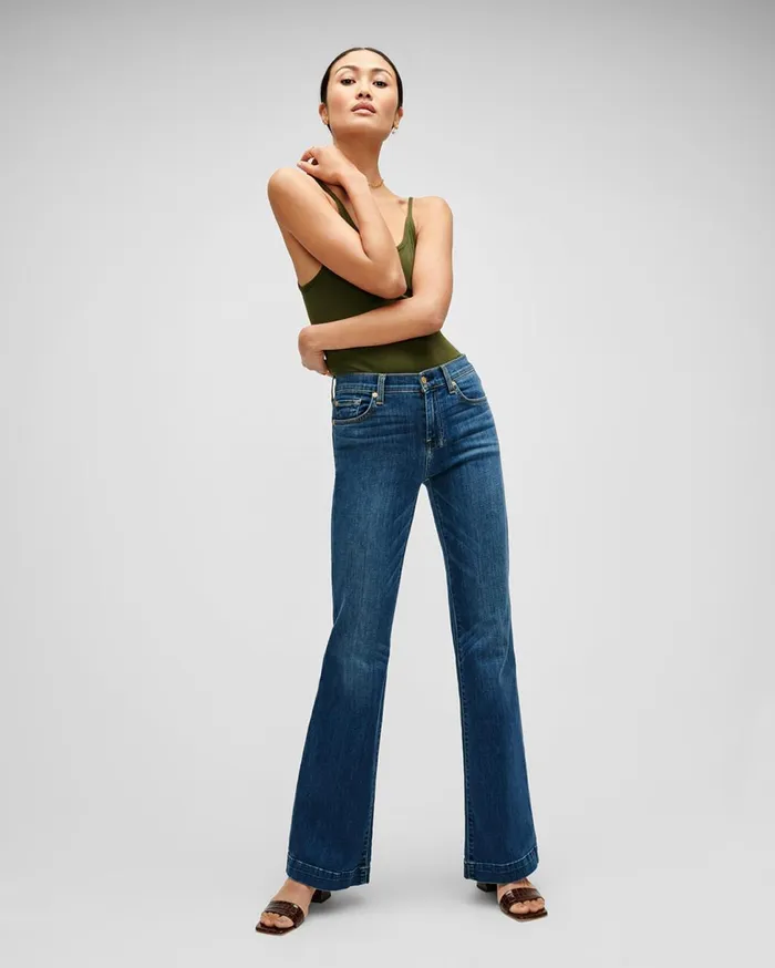 Women 7 For All Mankind Cropped TAILORLESS DOJO IN MEDIUM MELROSE